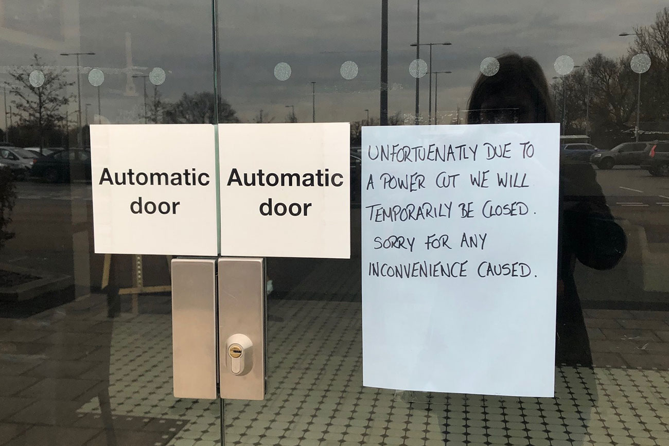 Stores close as York shopping centre hit by power cut