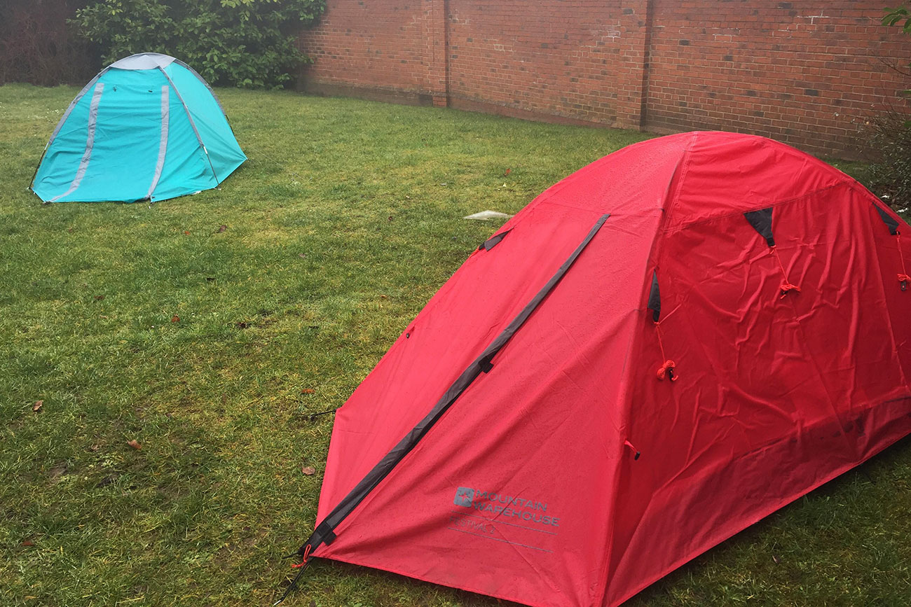 Homeless pair living in tents evicted from York playing field