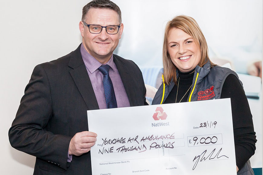 York team helps raise £9k for Yorkshire Air Ambulance