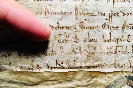 Rediscovered! This royal document was issued in York 819 years ago today