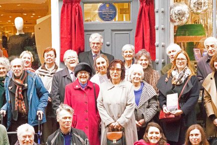 York Civic Trust unveils new plaque dedicated to author Laurence Sterne