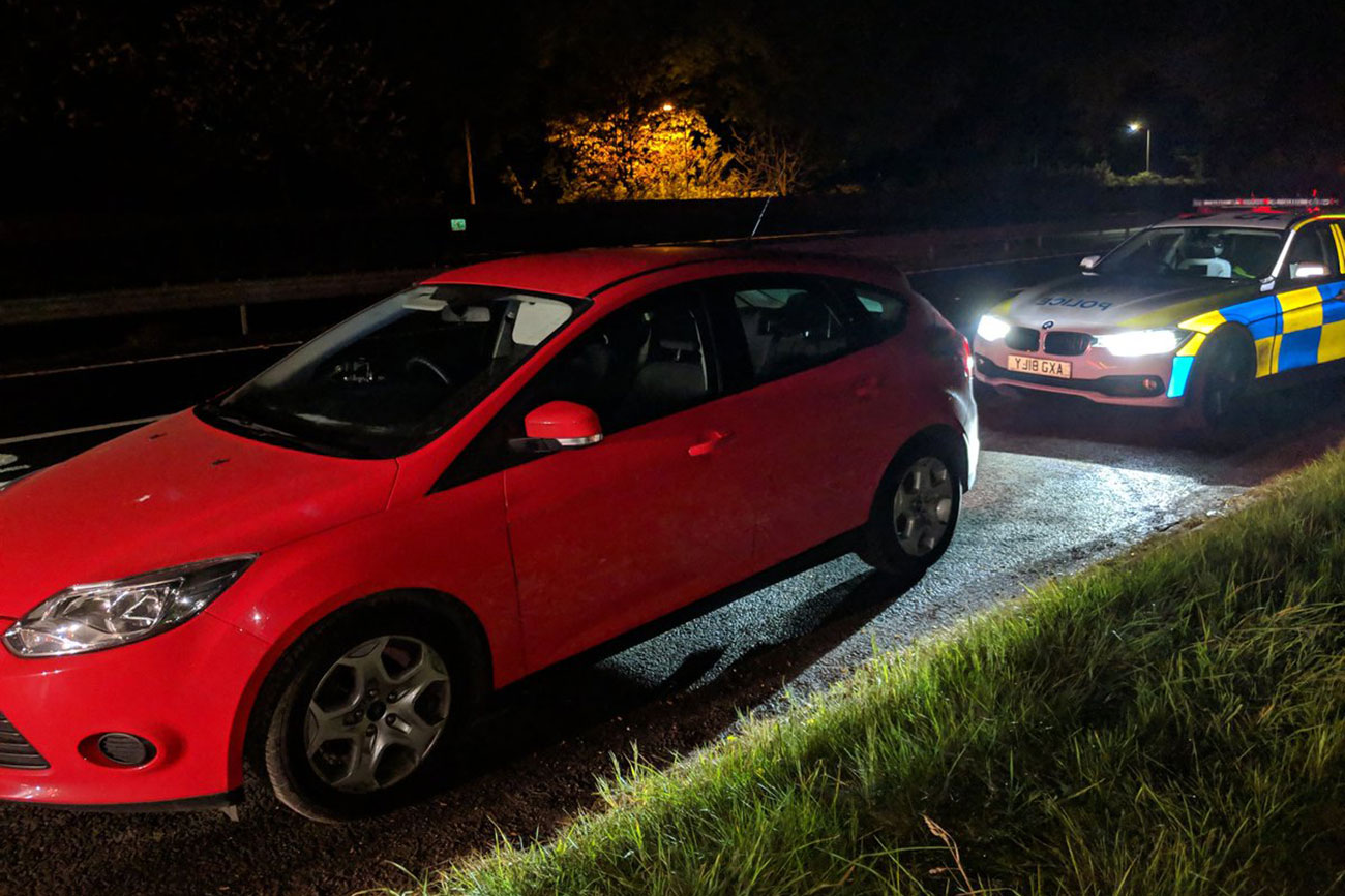 Armed officers called in to stop erratic driver near York