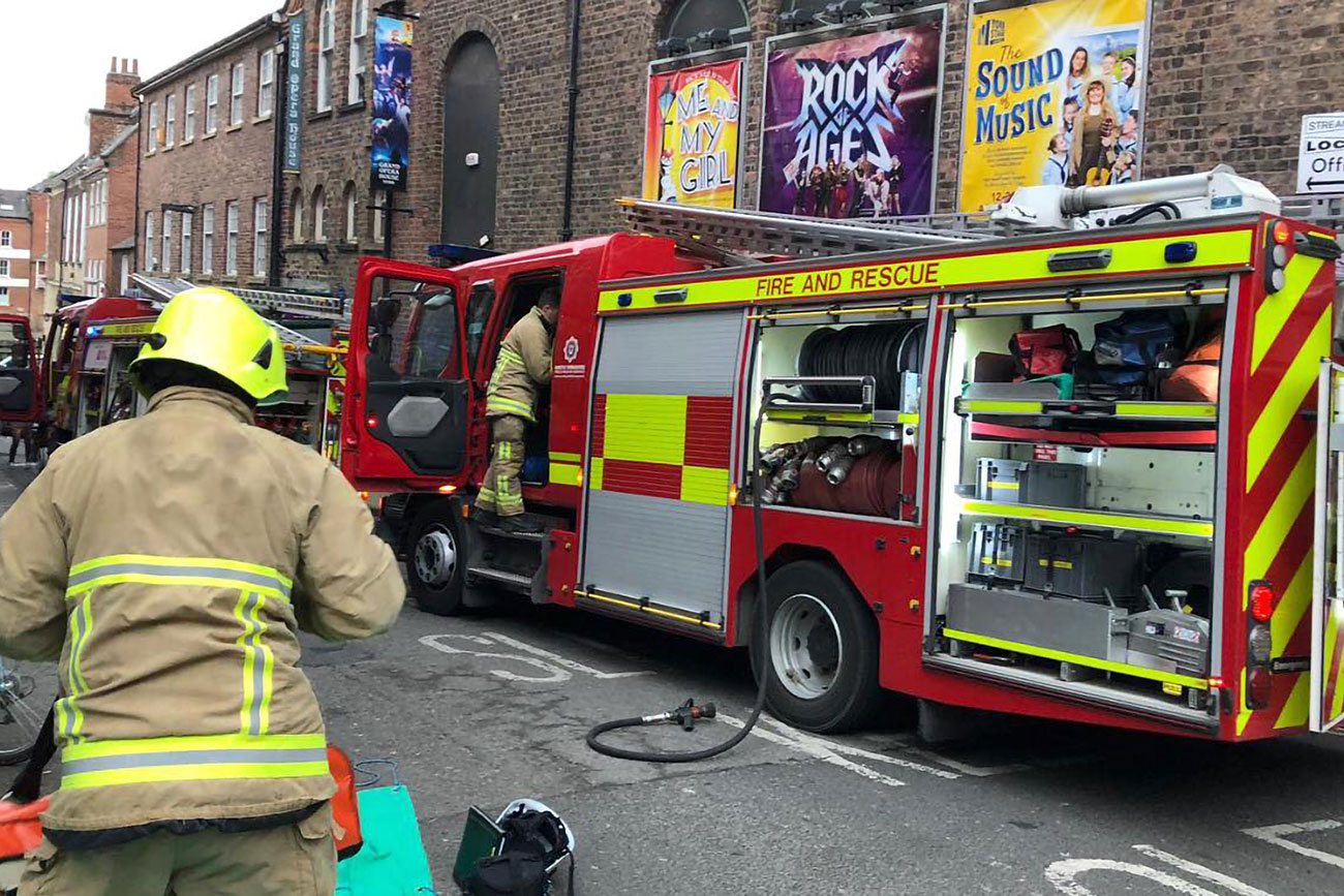 Show cancelled after fire breaks out at the Grand Opera House