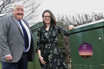 UFO lands in Poppleton! Residents are wired up to York’s superfast broadband