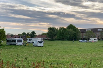 More caravans arrive on Heworth Stray – council considers upgrading security