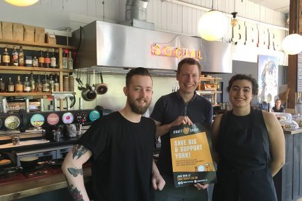 York businesses support indie food and drink traders – by giving staff big discounts!