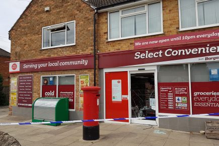 Burglars smash their way into York post office