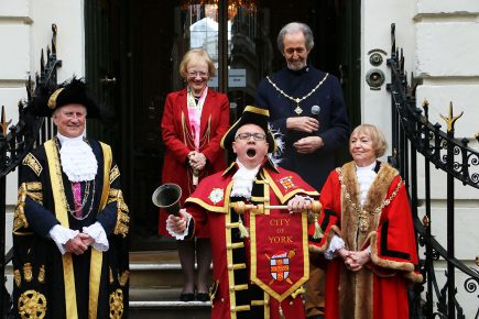 Oyez, Oyez! York has a new town crier