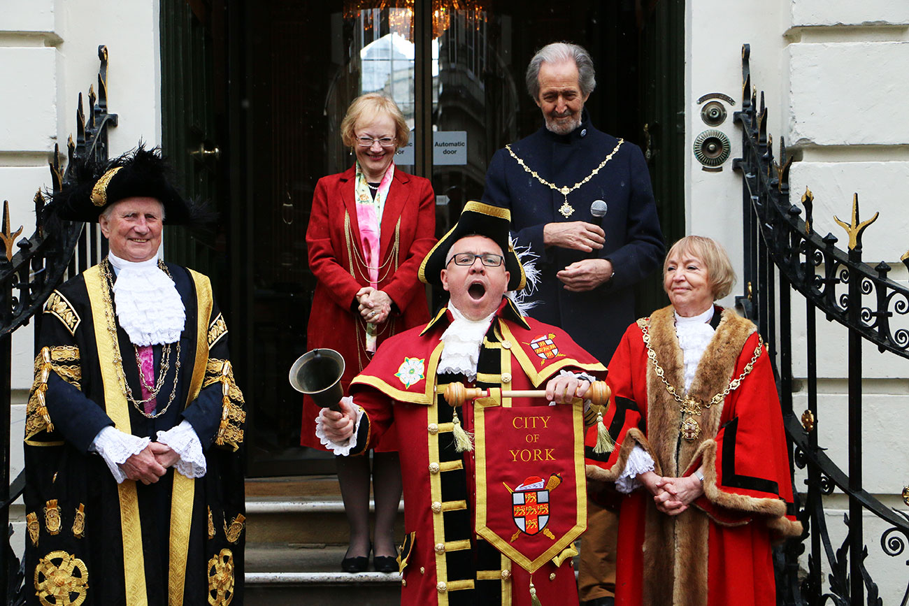 Oyez, Oyez! York has a new town crier