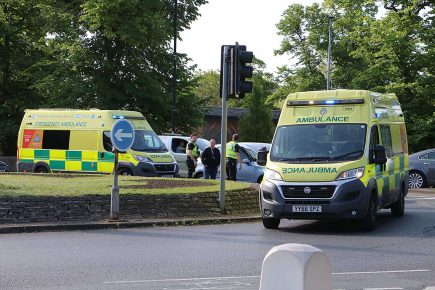 Three-car accident in York city centre causing traffic jams