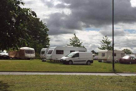 Travellers move on to University of York campus