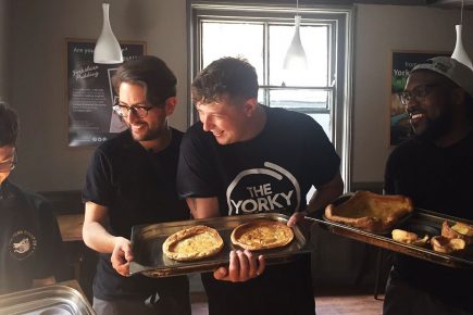 Chart-topper John Newman creates a stir with his Yorkshire puddings – video