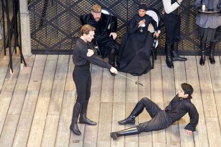 Shakespeare’s back in business as Rose Theatre re-opens – video and pix