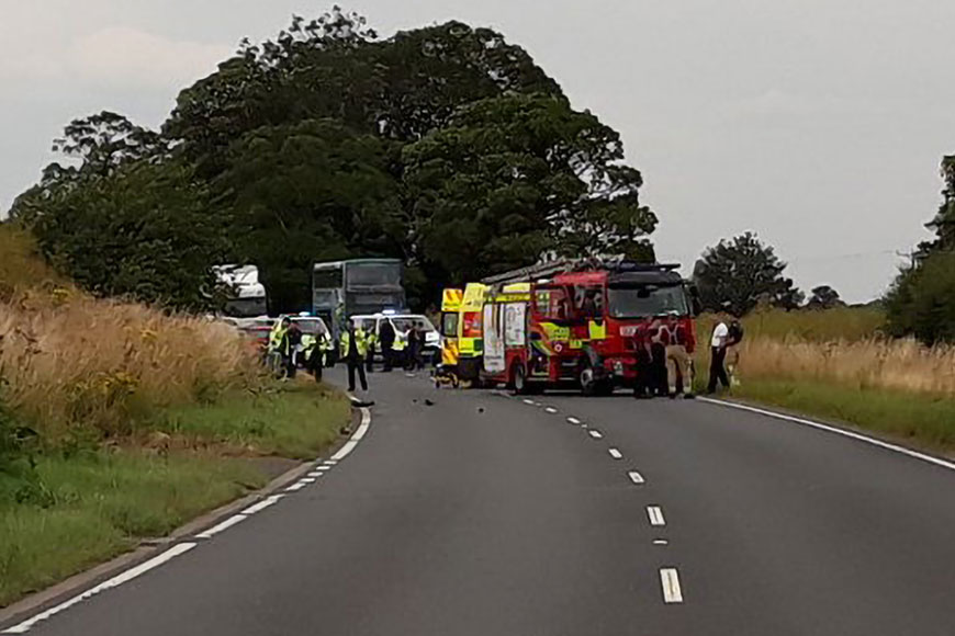 Teenage motorcyclist seriously hurt in Crockey Hill crash