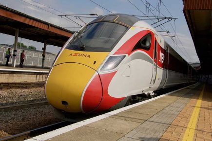 Video: Inside the new Azuma train – as it meets loco legends Mallard and Flying Scotsman