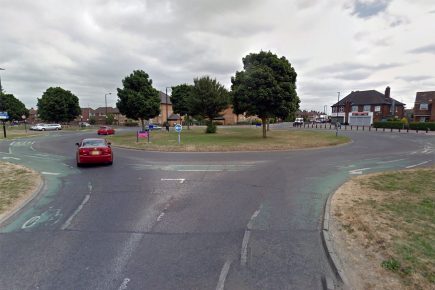 Cyclist breaks arm in hit-and-run at York roundabout