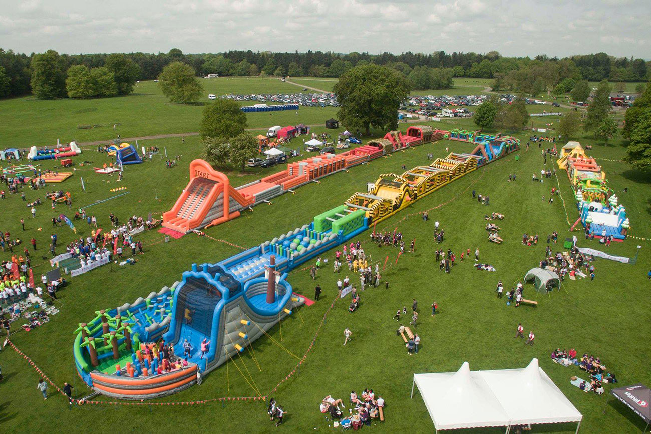 Video: The world’s largest inflatable obstacle course is coming to York