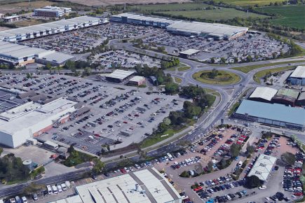 Driver hurt as cars chase each other round York shopping centre