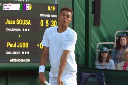 Updated: Rising tennis star Paul Jubb, born in York, makes impressive Wimbledon debut