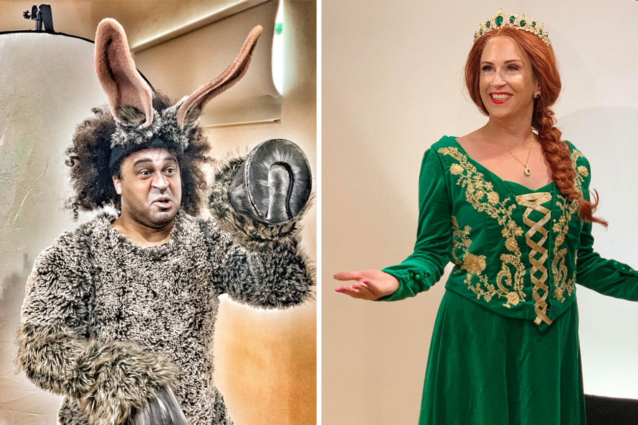 Shrek characters take to the streets of York