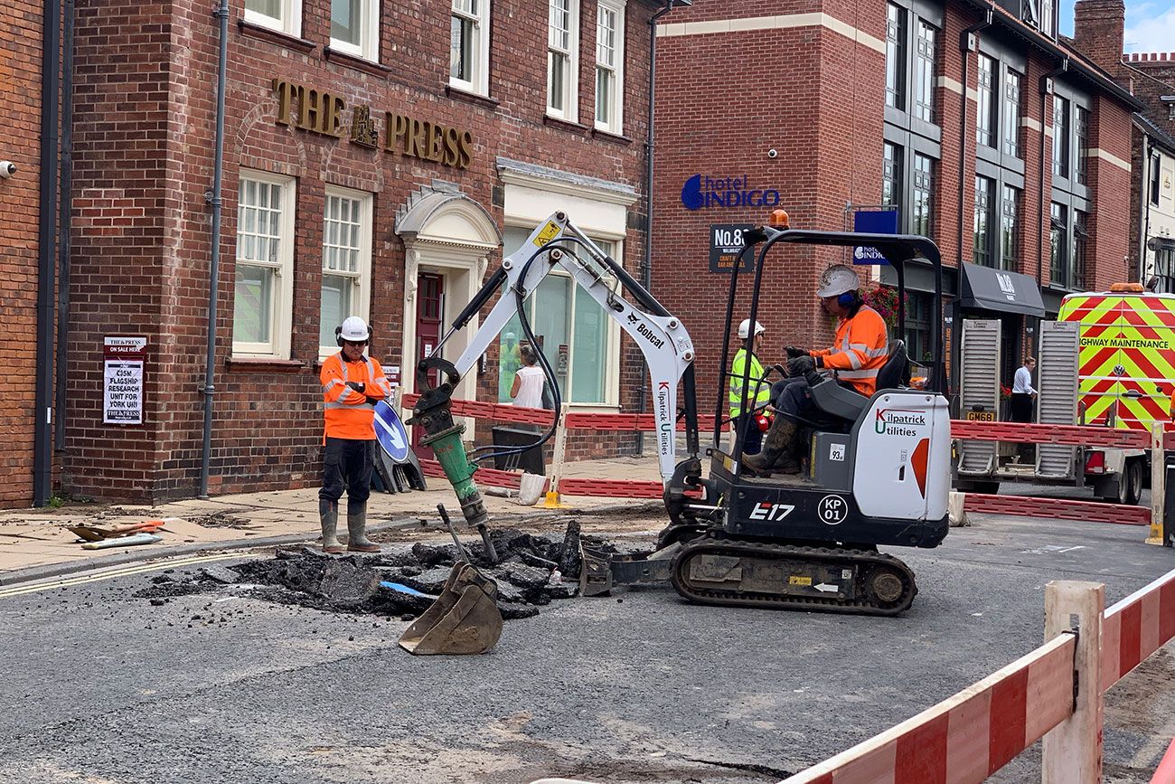 Walmgate won’t reopen to traffic until at least the weekend