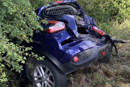 Three-car crash on A64 near York