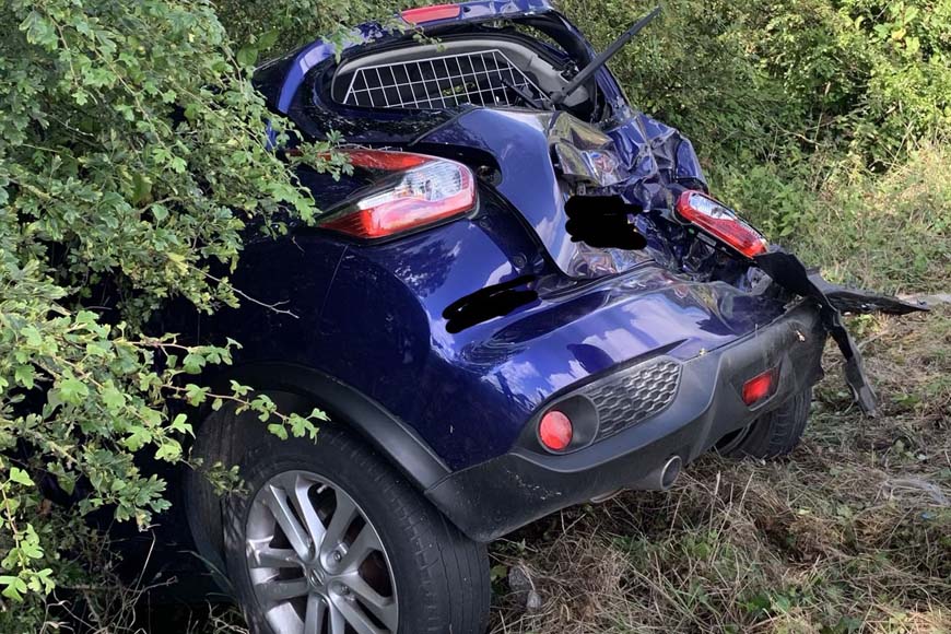 Three-car crash on A64 near York