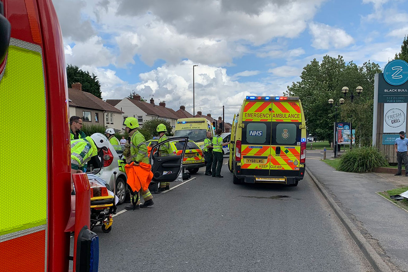 Two people hurt in serious York crash