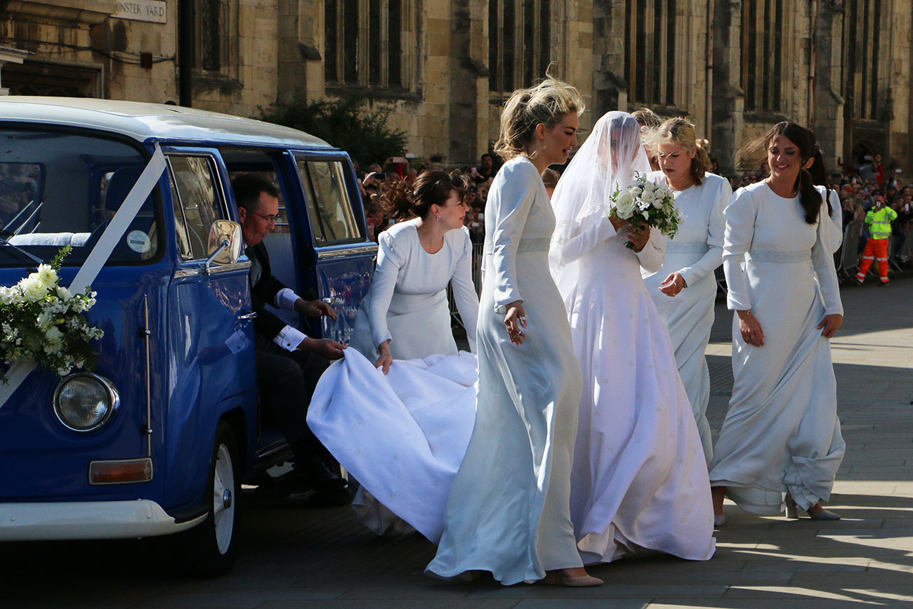 Ellie Goulding joined by royalty and showbiz stars for glittering York Minster wedding