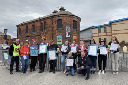 Museum workers strike over pay