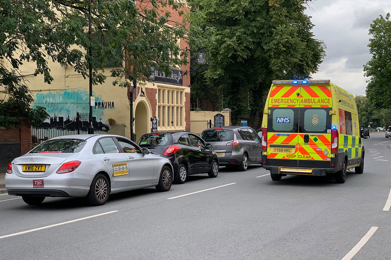 Woman suffers head injury in York city centre