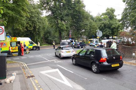 Woman pulled from the river and rushed to hospital