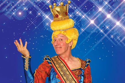 Martin Barrass will wear the frocks in this year’s panto – but don’t call him the dame!