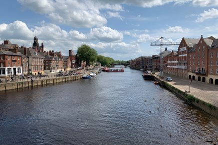 Emergency services called out after man jumps into the river