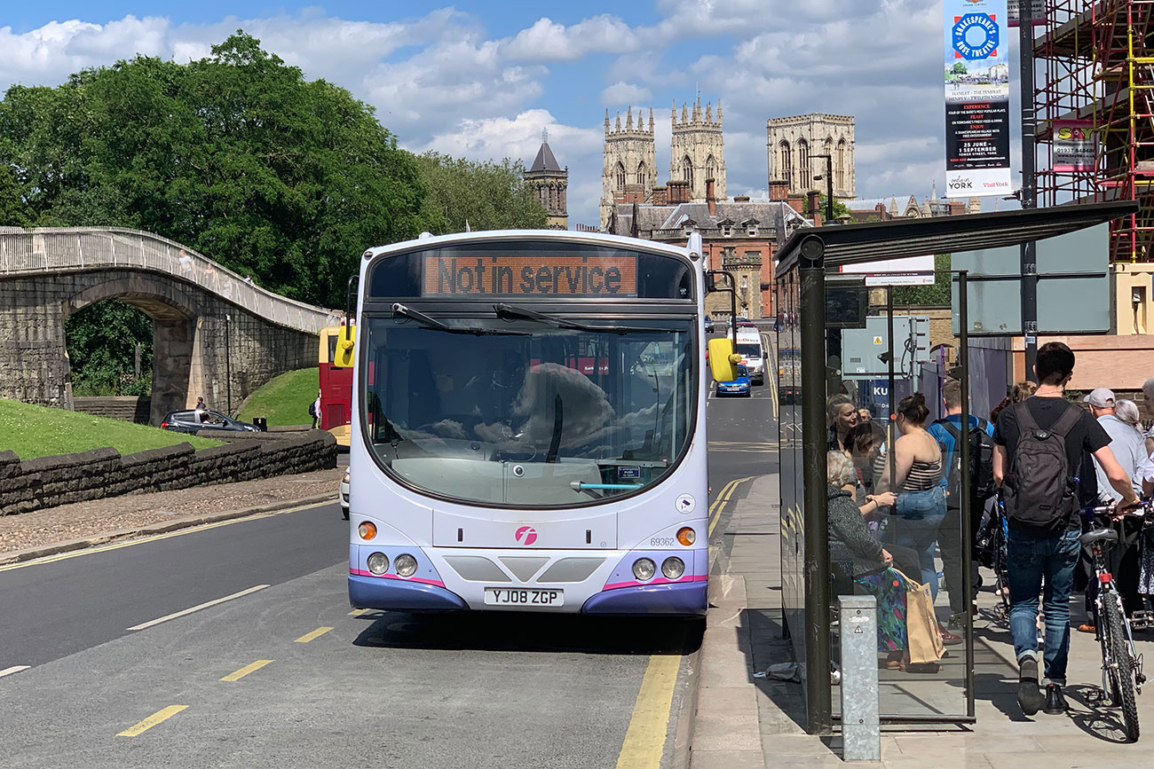 York bus service at risk due to falling passenger numbers