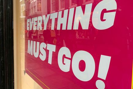 ‘Everything must go’ sale starts as another city centre shop closes