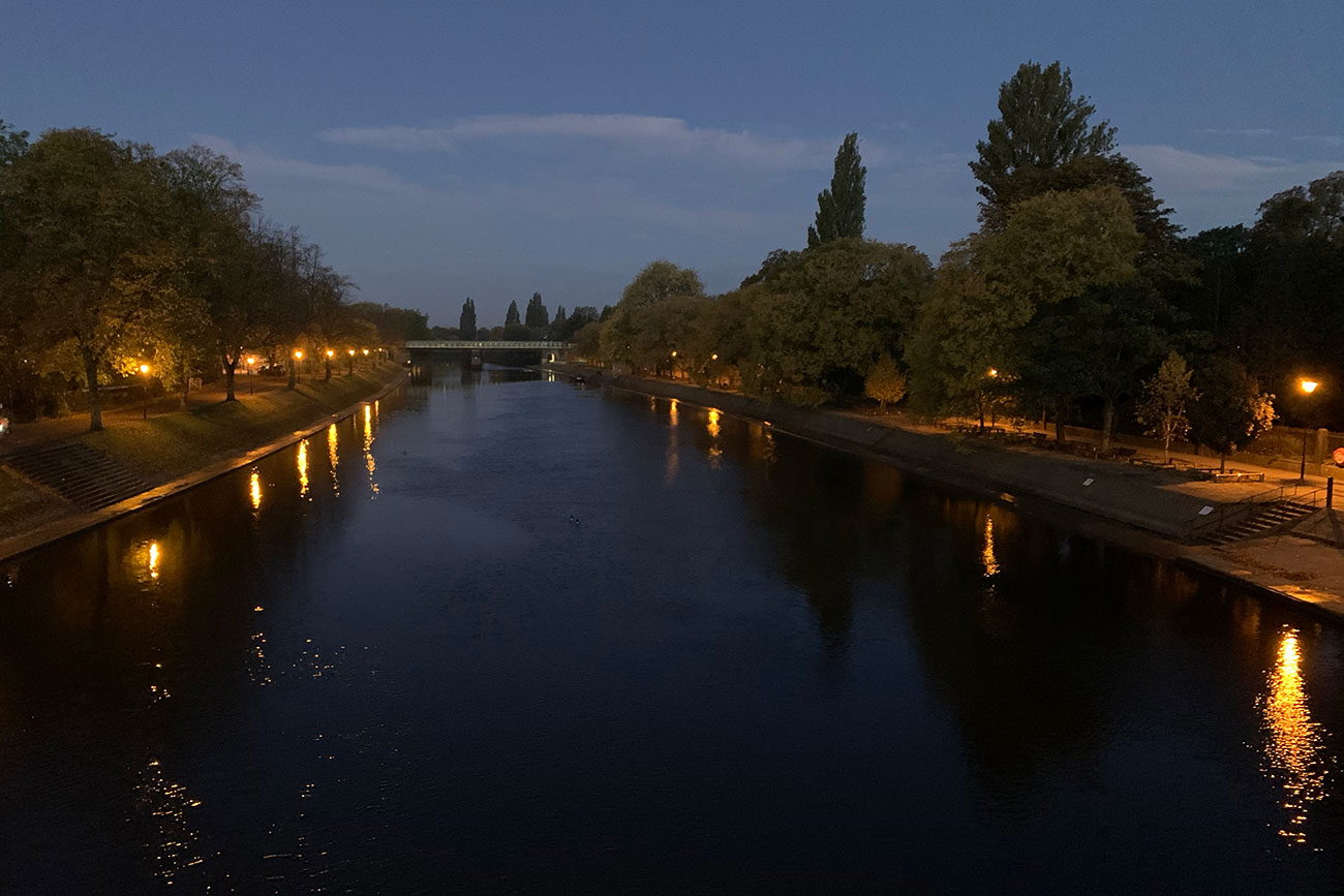 ‘What about safety?’ York’s riverside lights keep going out – even during the floods