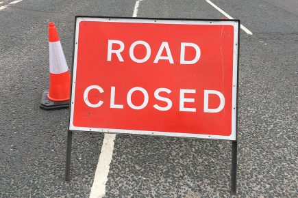 Emergency roadworks in York city centre following sewer collapse