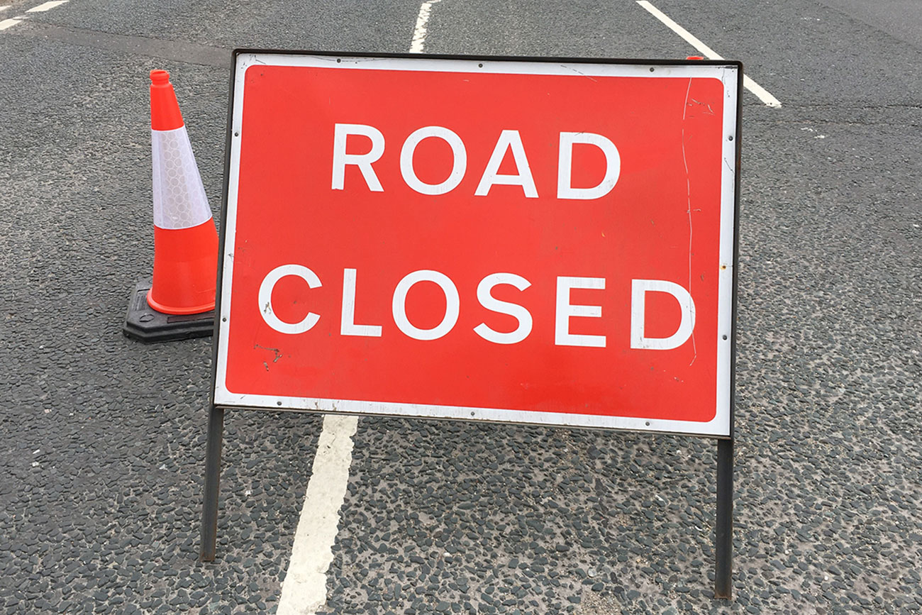 Emergency roadworks in York city centre following sewer collapse