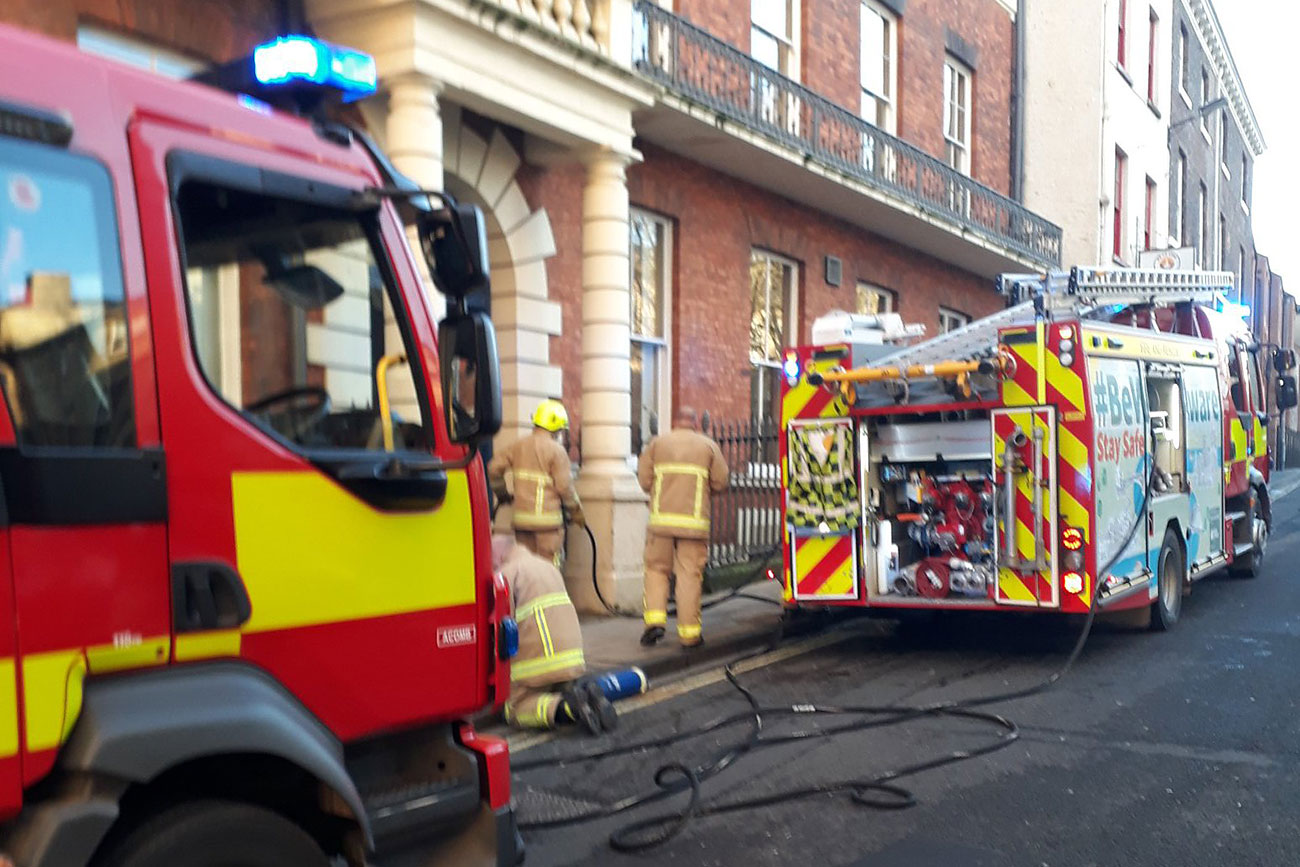 Fire crews called out to historic York building