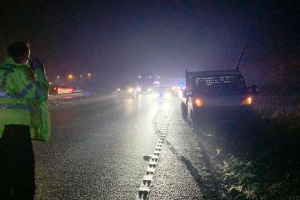 Updated – Truck and car crash on the A64 near York