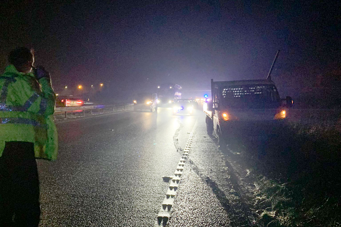 Updated – Truck and car crash on the A64 near York