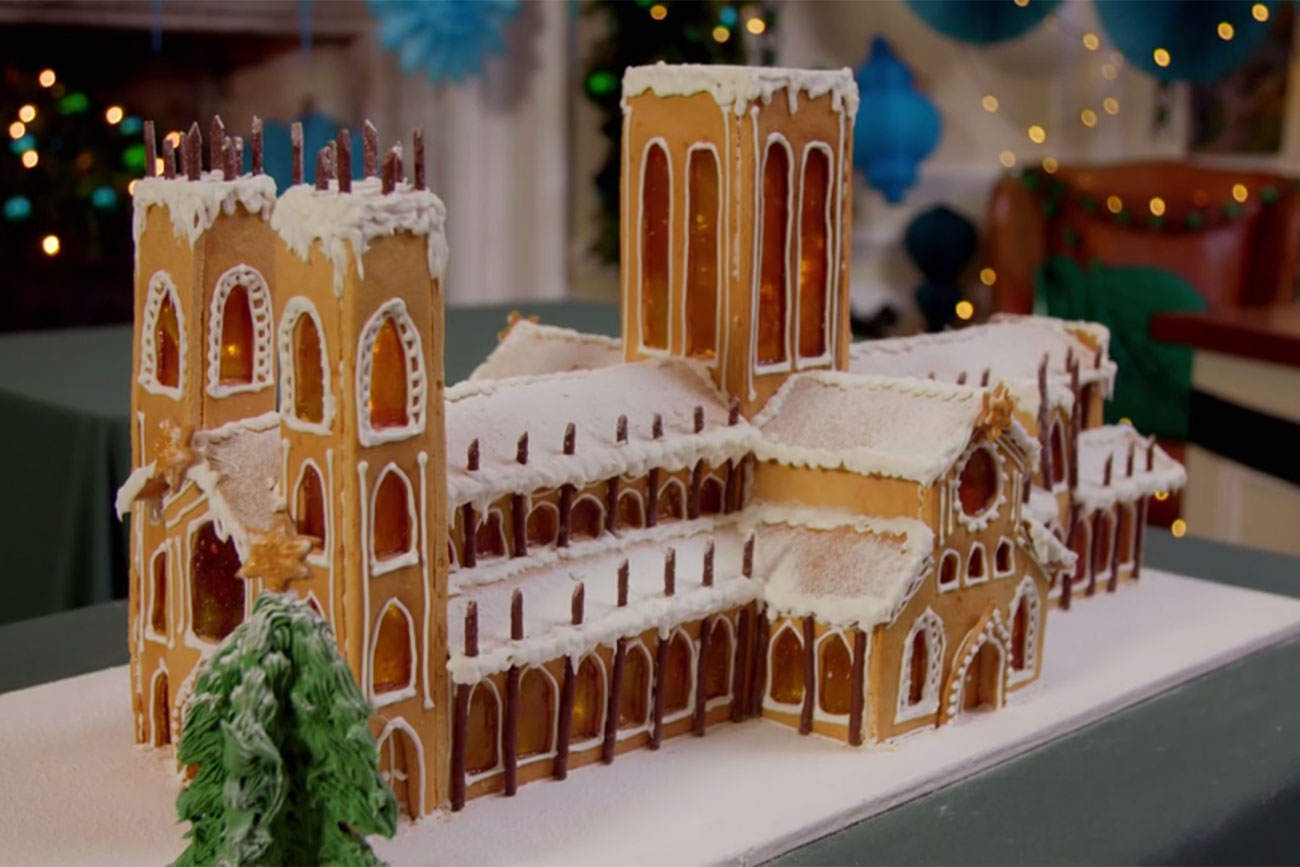 Young baker wins Christmas with this spectacular gingerbread York Minster