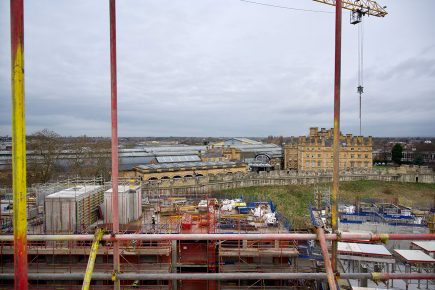 These are the views from York’s new apartments, right next to the city walls