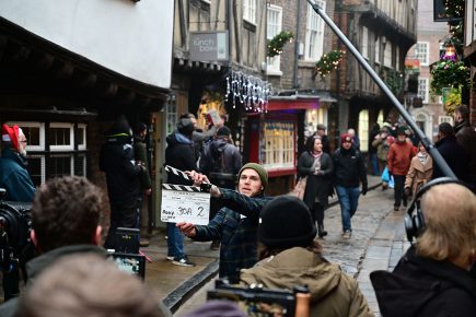 Filmmakers shoot Christmas romcom in York