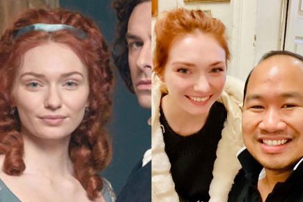 Poldark star calls in for lunch at York café