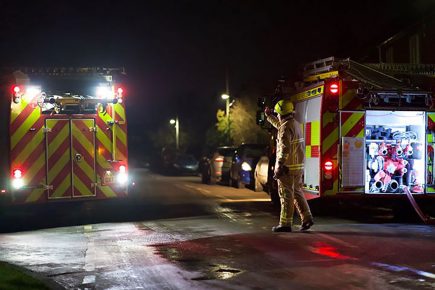 Six fire crews tackle large blaze near York