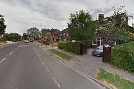 Three masked teenagers chase victim down York road