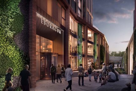 Extraordinary new pix show how an 11-storey apartment block and Roman visitor attraction will look