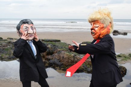 Watch: Donald Trump fights Chinese president on Scarborough beach – all thanks to a York student